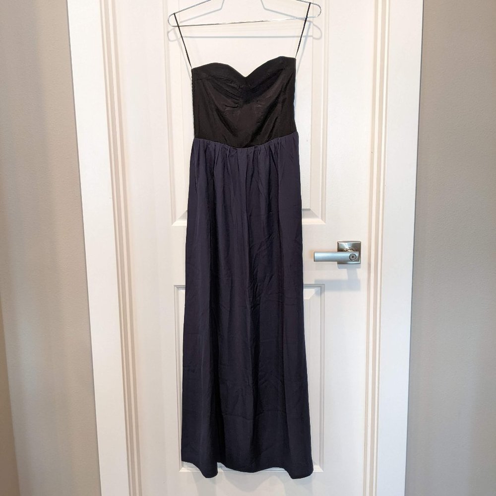 Rieley Silk Strapless Maxi Dress